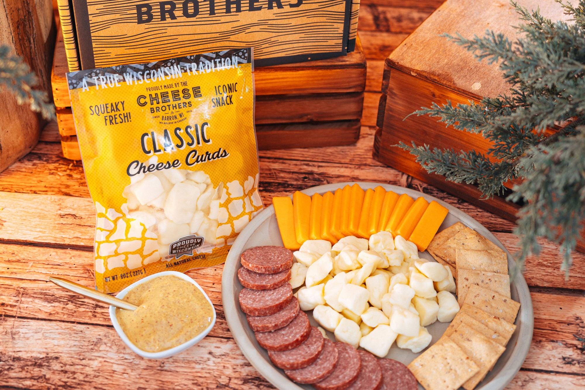 Deluxe Cheese Curd Gift Box Wisconsin's Cheese Brothers