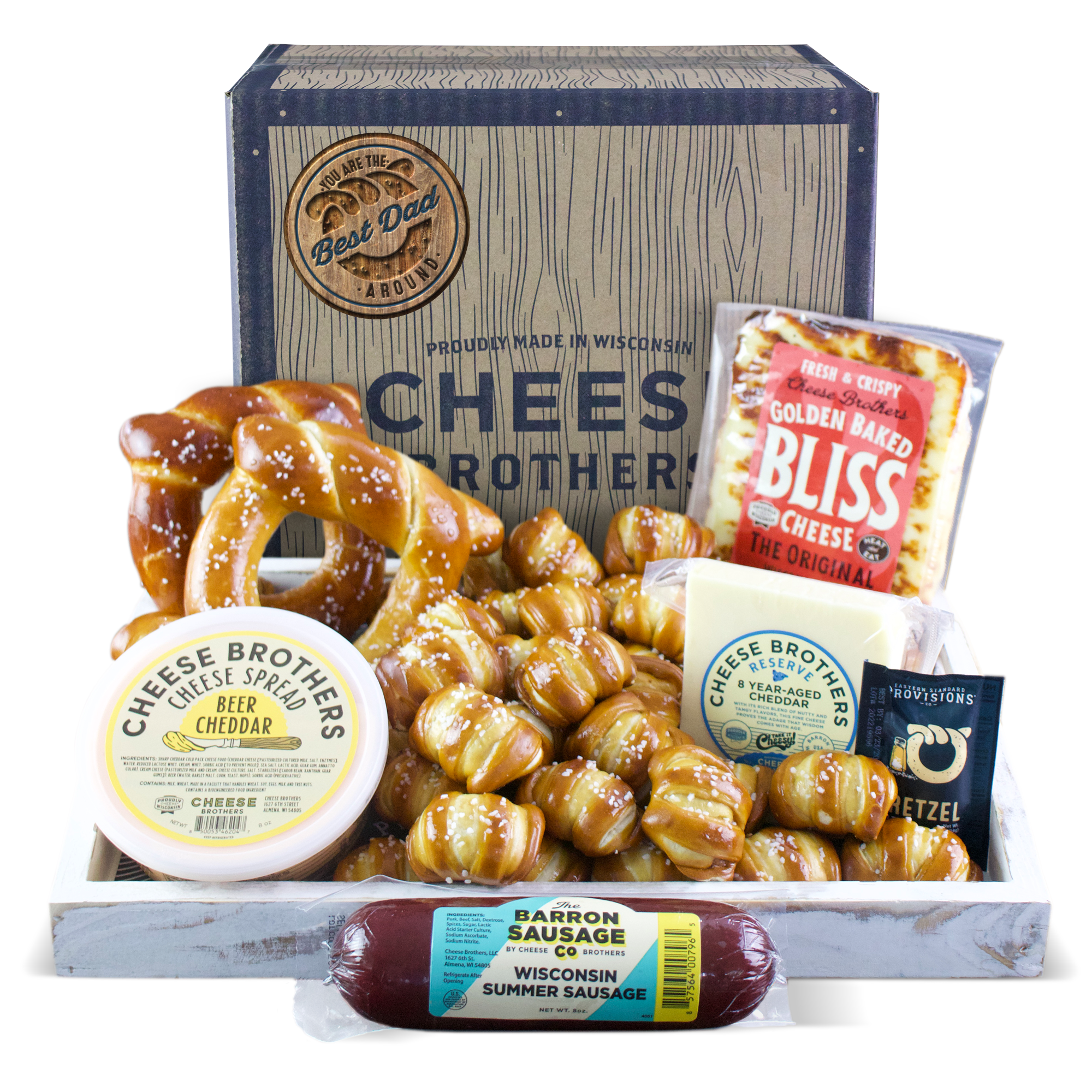 Father's Day Cheese & Pretzels Box (Limited Edition)