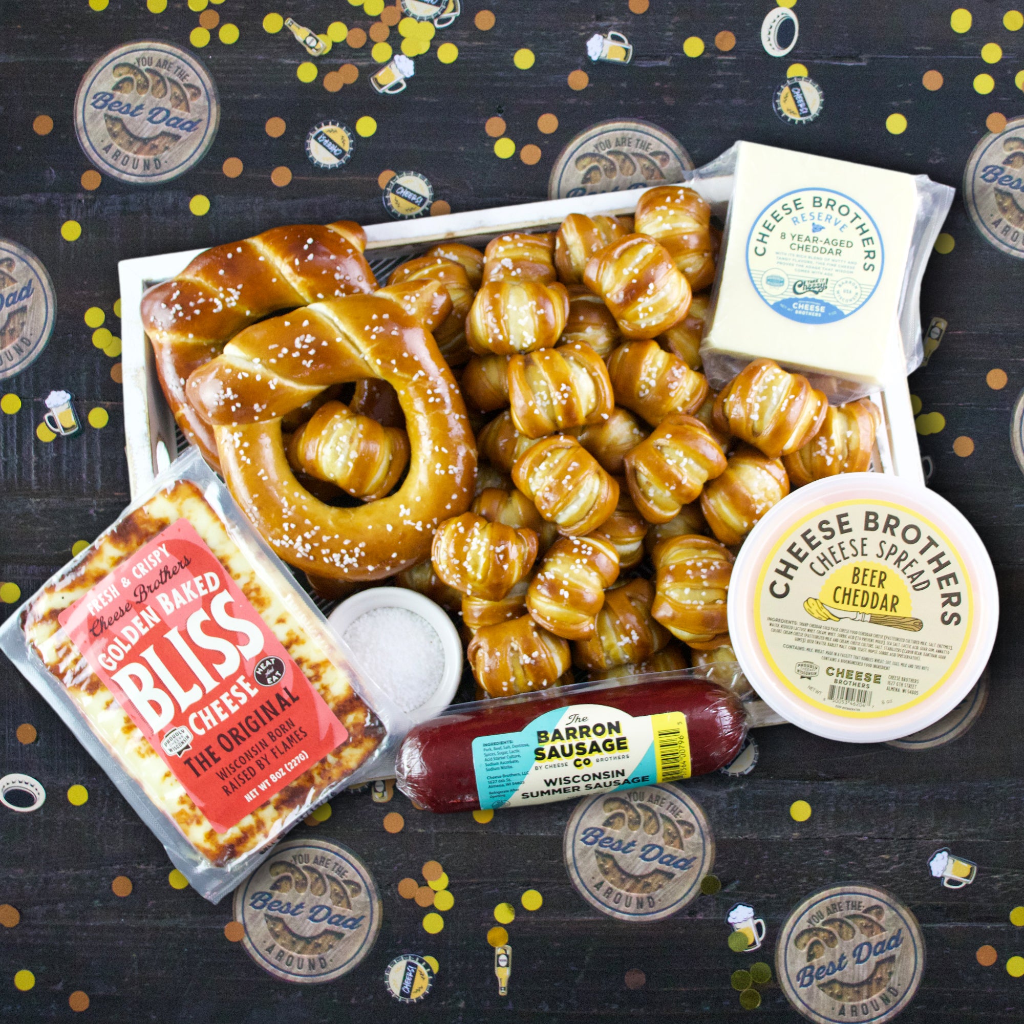 Father's Day Cheese & Pretzels Box (Limited Edition)