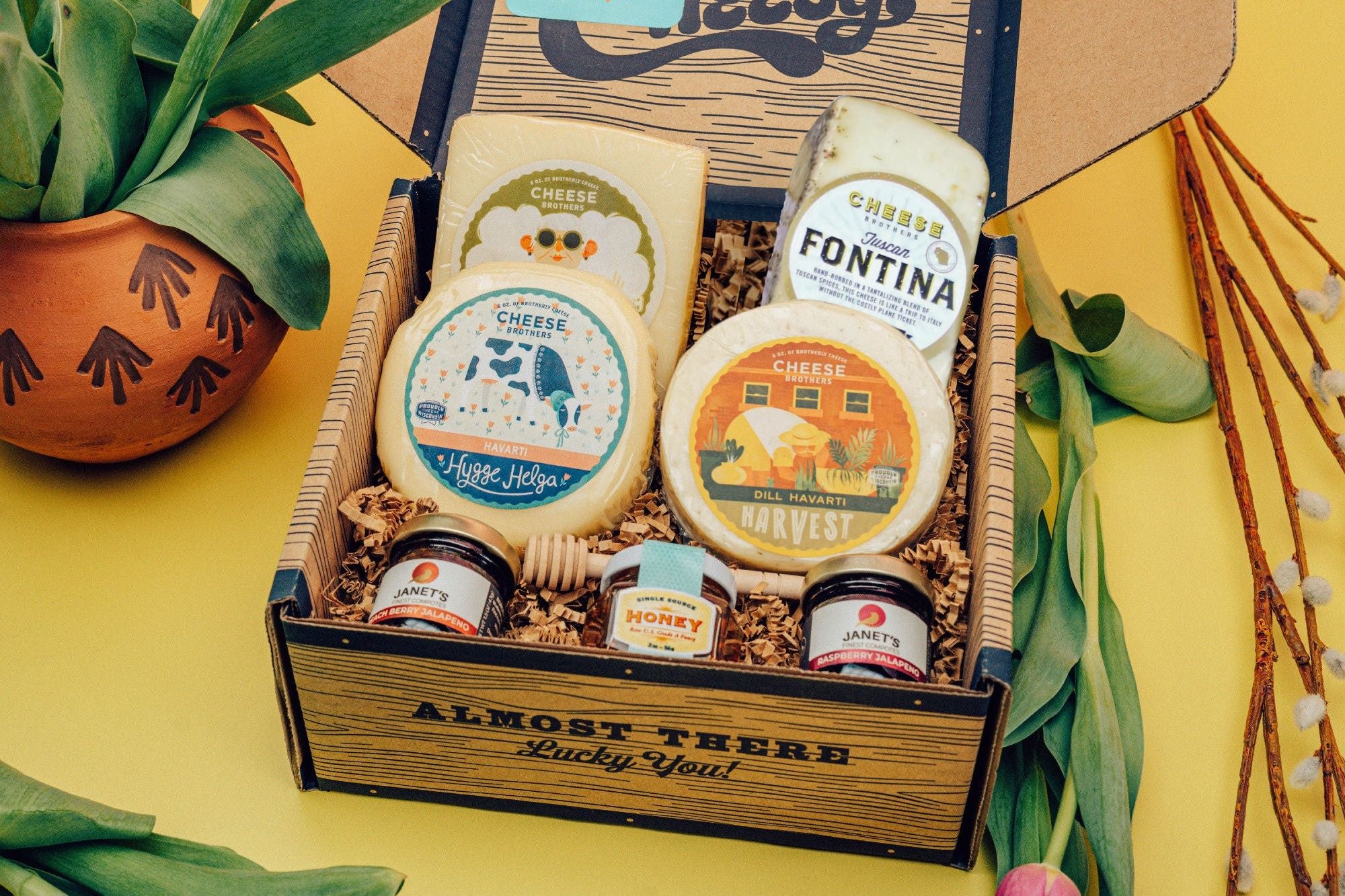 "World's Cheesiest Mom" Gift Basket for Mom