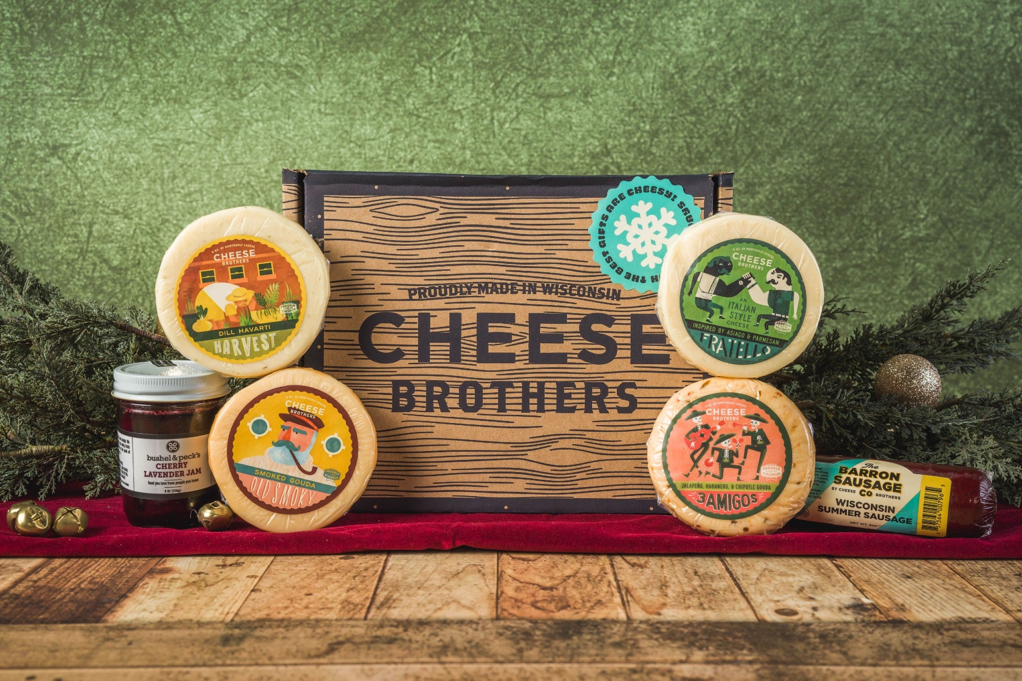 "The Best Gifts are Cheesy" Holiday Gift Pack