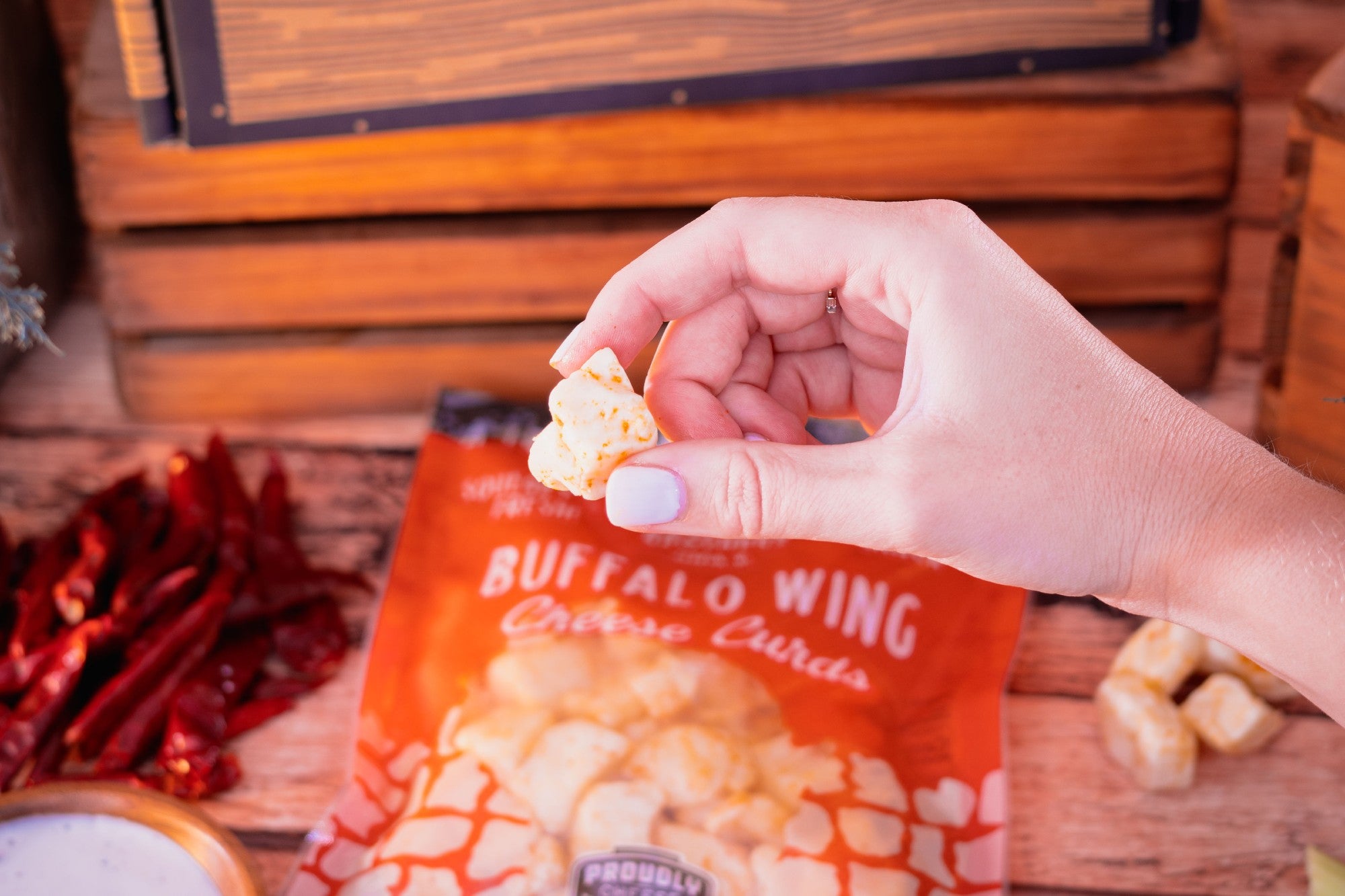 Wisconsin Buffalo Wing Cheese Curds Ships Fresh Daily