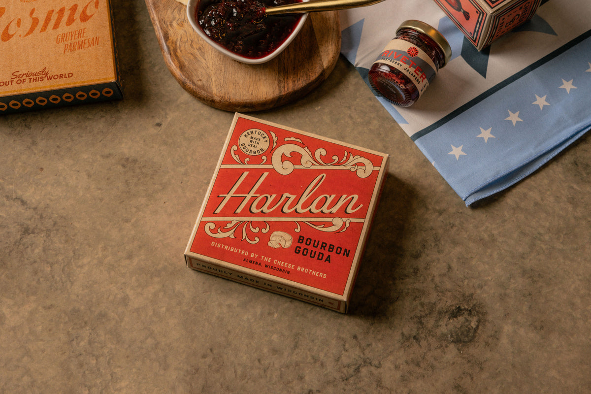 Retro Americana Cheese Gift Tin (+ Bonus 20-Year-Aged Cheddar)