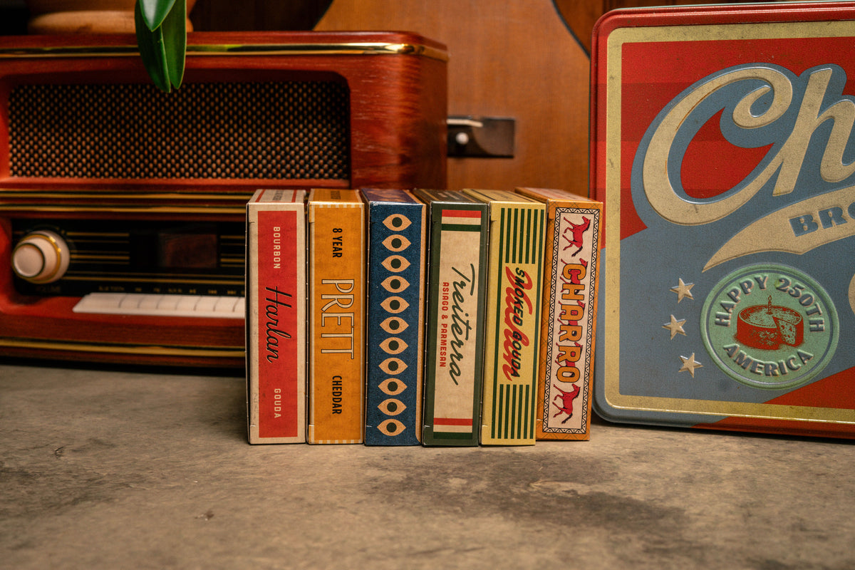 Retro Americana Cheese Gift Tin (+ Bonus 20-Year-Aged Cheddar)