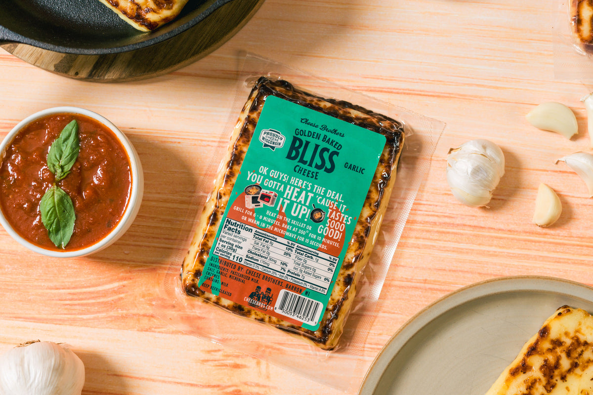 Garlic Golden Baked Bliss Cheese
