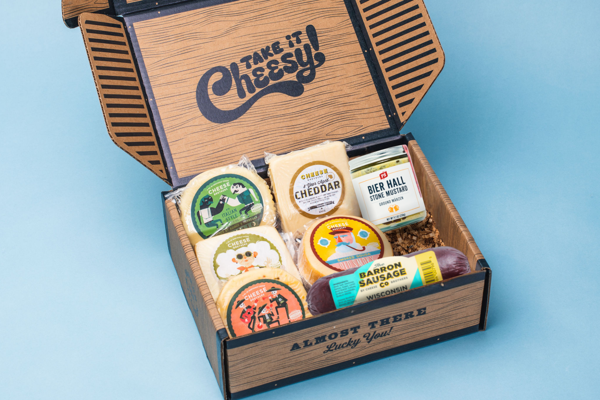 "World's Cheesiest Dad" Cheese Gift for Dad