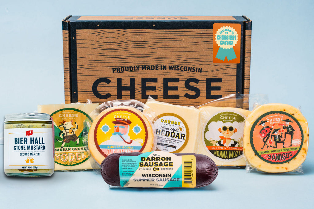 "World's Cheesiest Dad" Cheese Gift for Dad