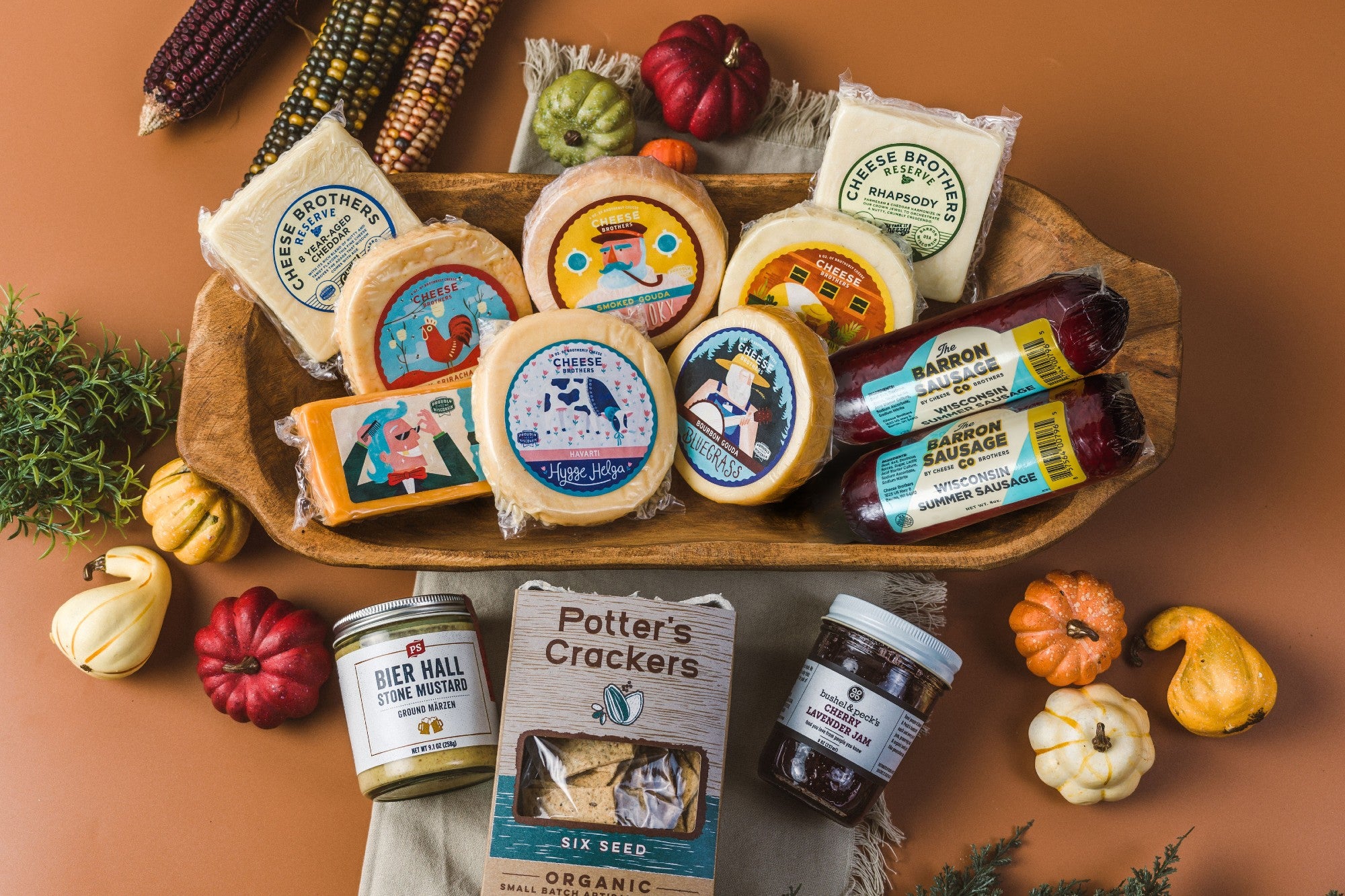 Deluxe "Thankful for Cheese" Holiday Gift Pack