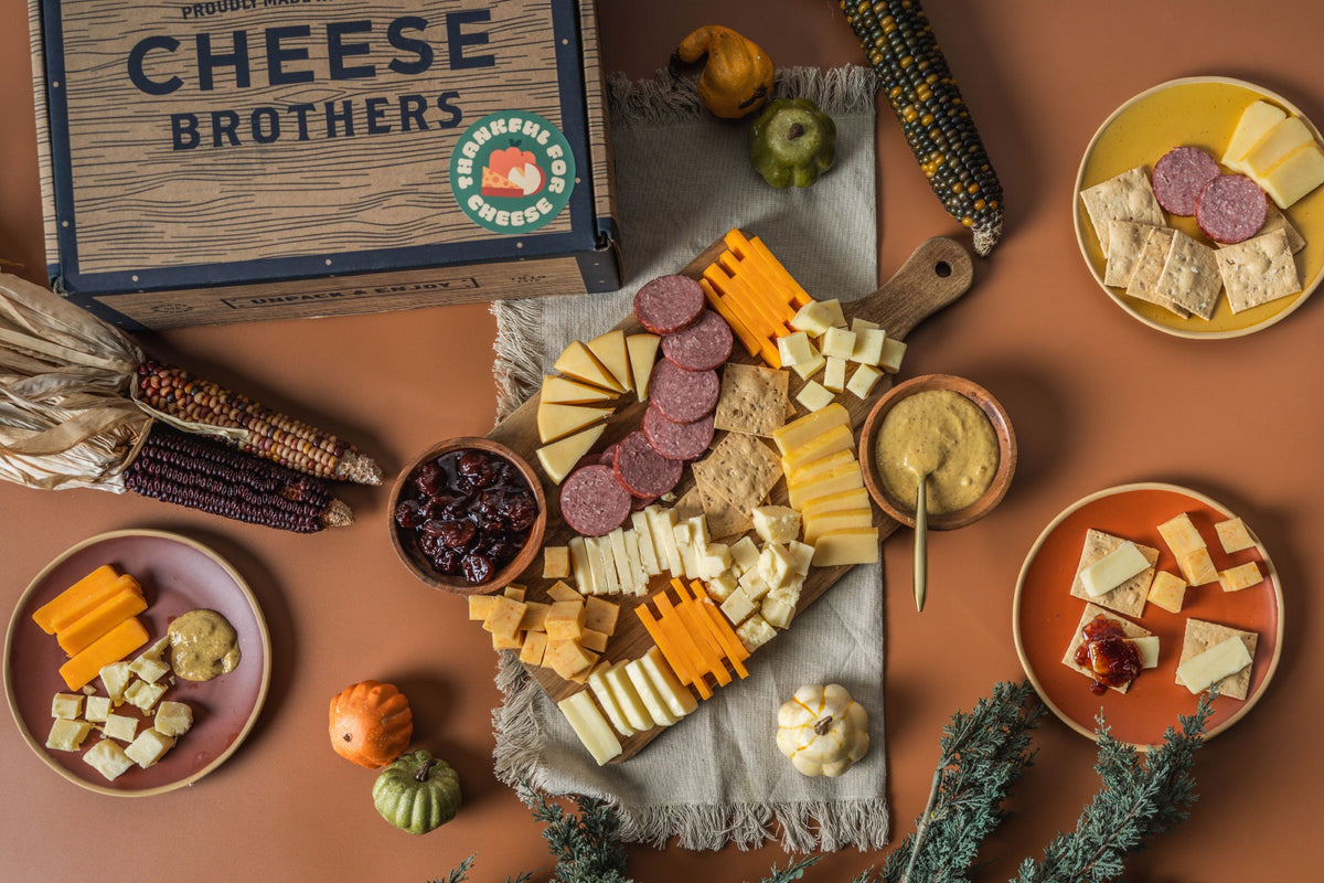 Deluxe &quot;Thankful for Cheese&quot; Holiday Gift Pack