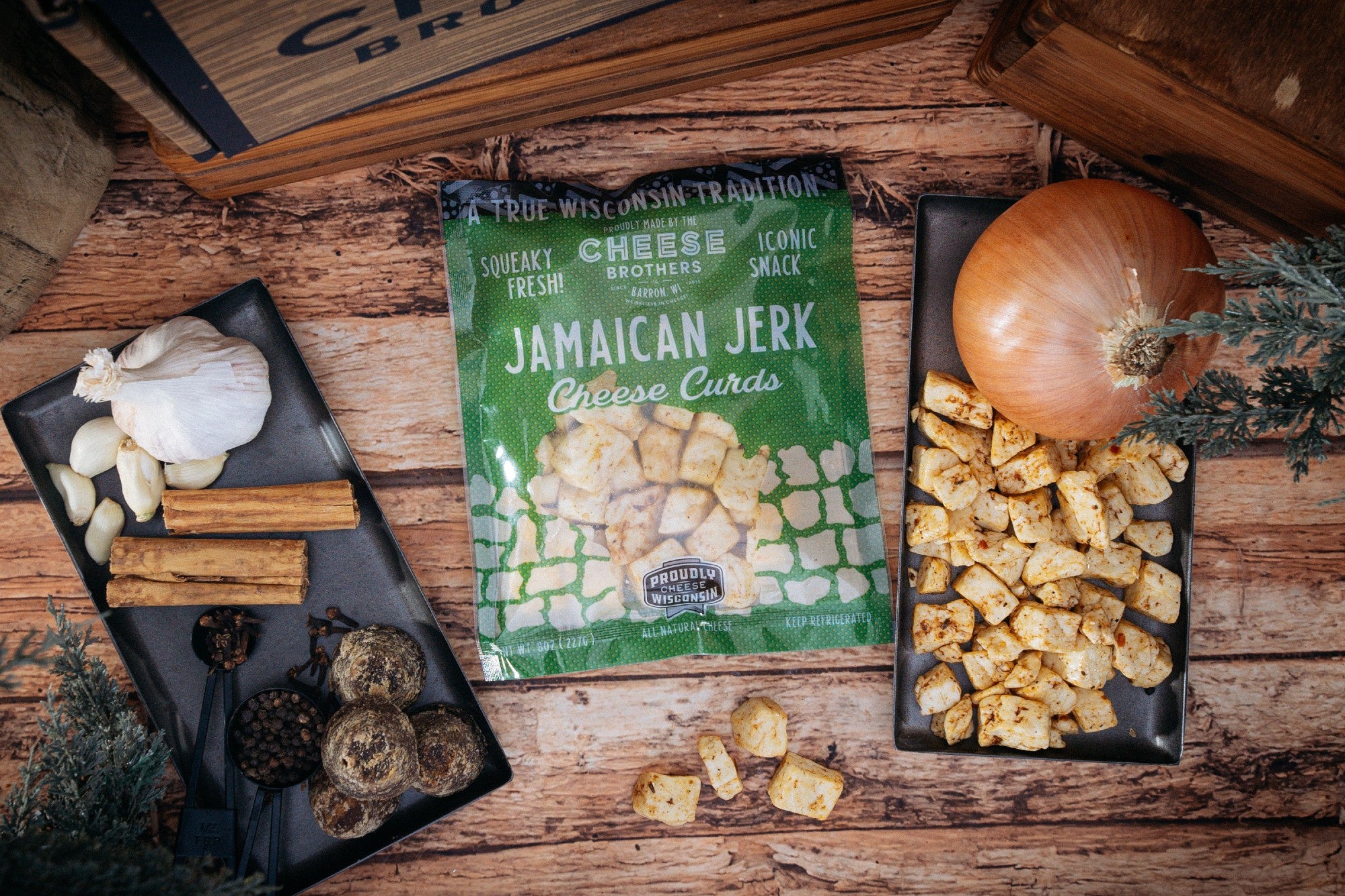 Jamaican Jerk Cheese Curds Ships Fresh Daily from Wisconsin