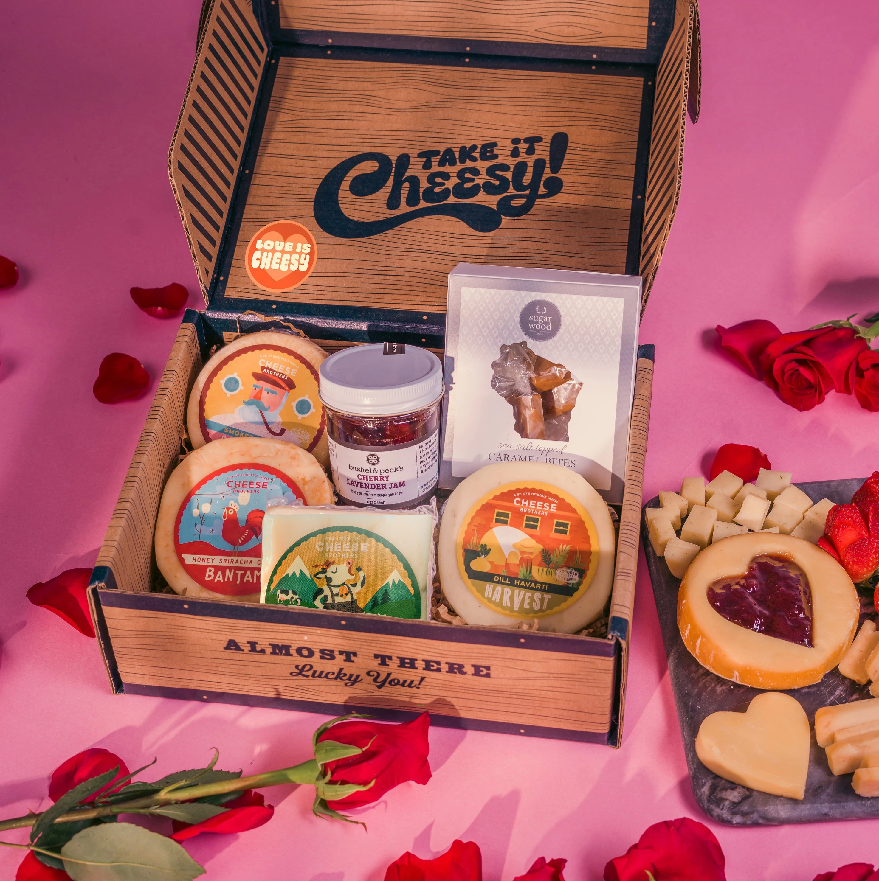 "Love Is Cheesy" Gift Basket