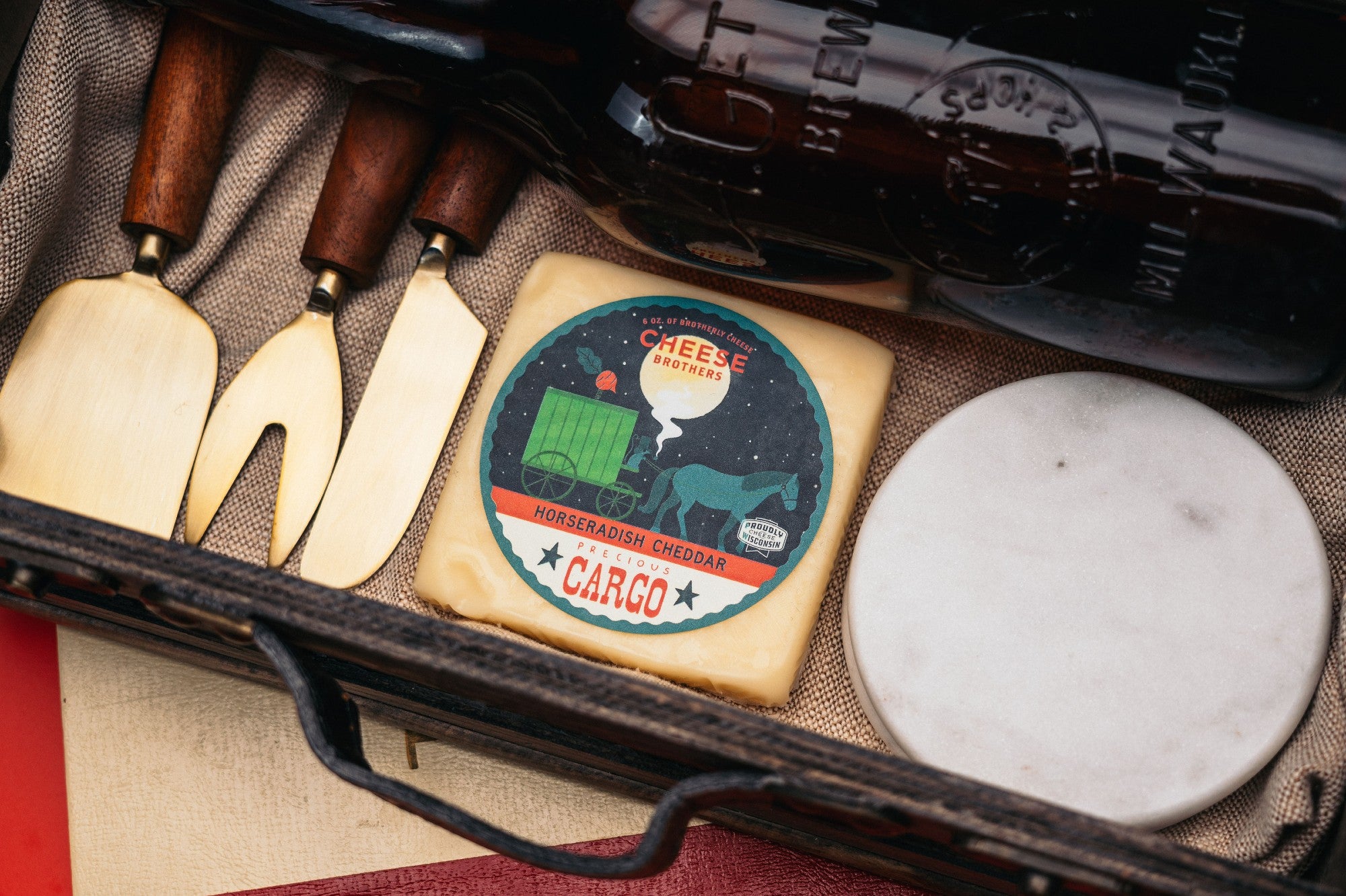 Artisanal Wisconsin Horseradish Cheddar Cheese Order Online