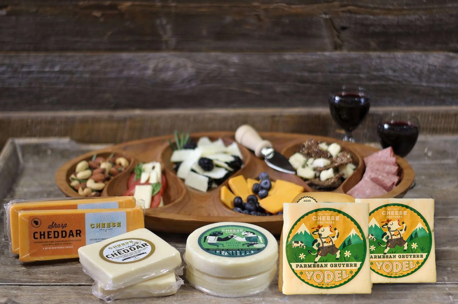 Sharp & Flavorful Cheese Box (8 Cheeses)