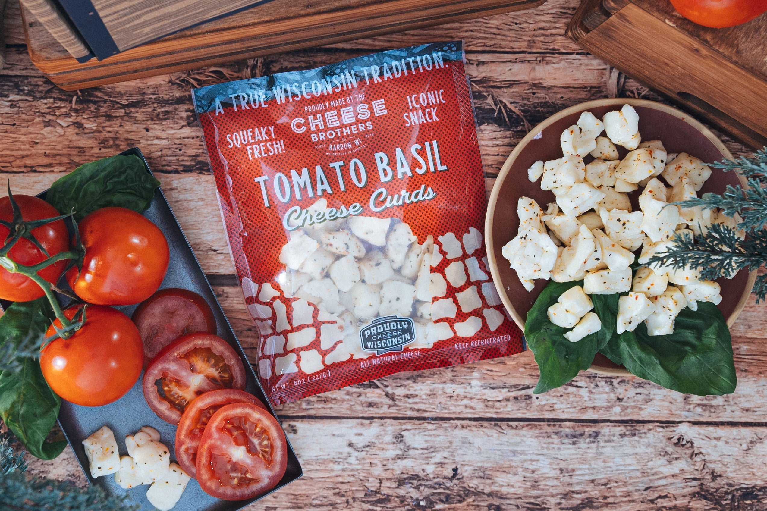 Free Tomato Basil Cheese Curds (Fresh Flash Sale Special, Limit One Per Order)