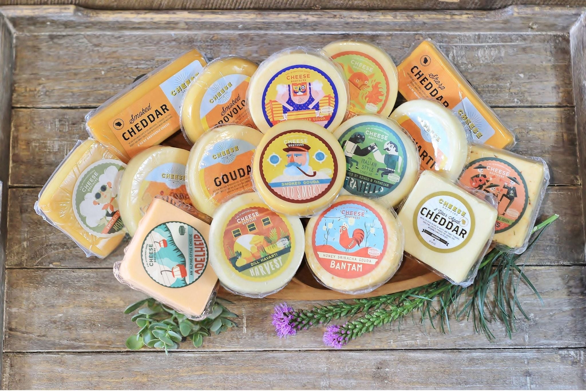 Cheese Sampler Box Gourmet Wisconsin Cheese Sampler Box | Order Online with Fast Delivery