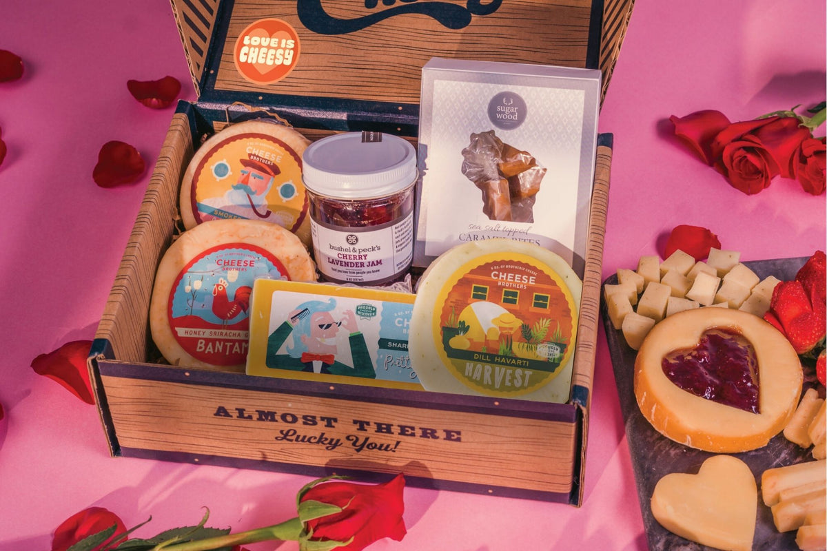 &quot;Love Is Cheesy&quot; Gift Basket