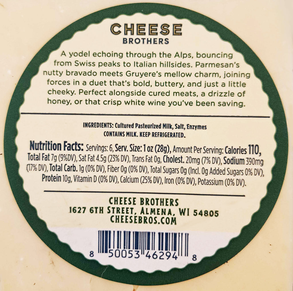 Yodel Parmesan Gruyere