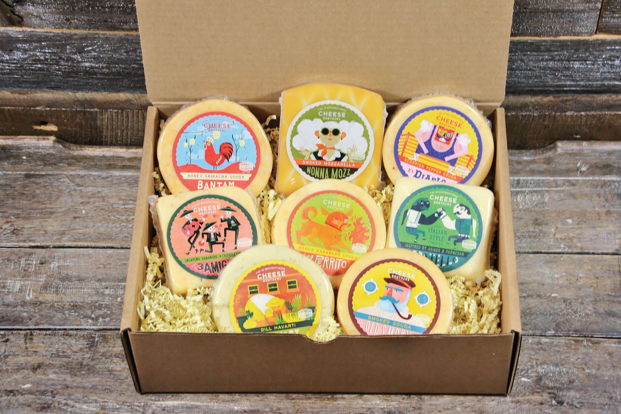 The Brotherhood Cheese Assortment Pack (8 Cheeses)