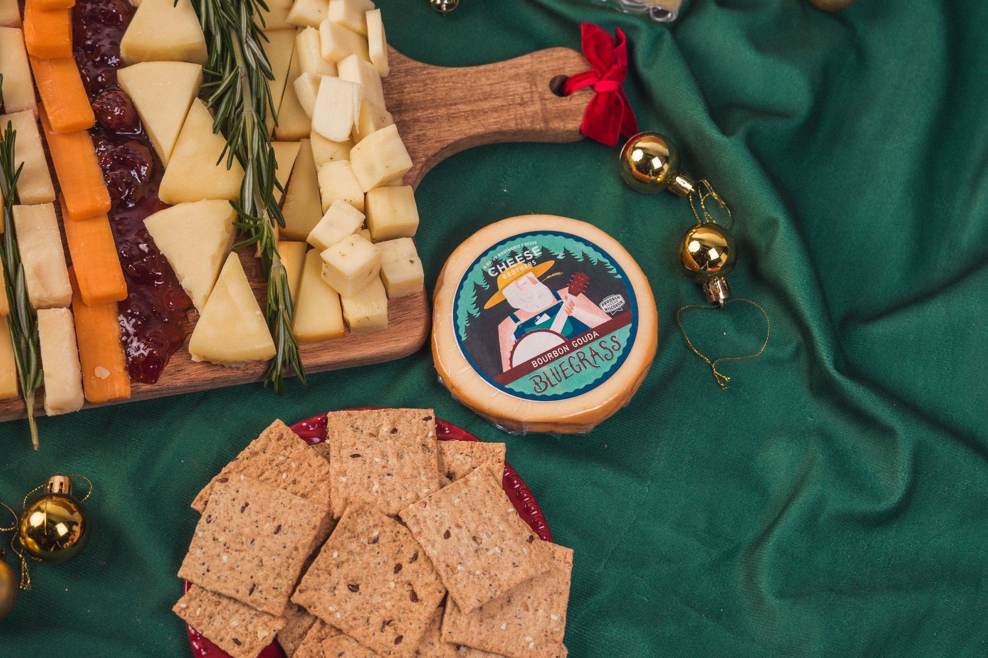 Deluxe "Best Gifts Are Cheesy" Holiday Gift Pack